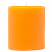 3 x 3 Orange Twist Pillar Candles