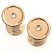 gold ceramic candle holders top