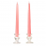 dusty pink taper candles