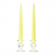 pale yellow taper candles