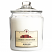 white unscented 3 wick jar candle