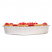 9 inch Strawberry Pie Candles Side