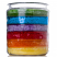 Fruit Loop Scented Jar Candle Colored Layers