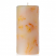 confetti 3x6 pillar candles orange
