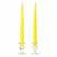 yellow taper candles