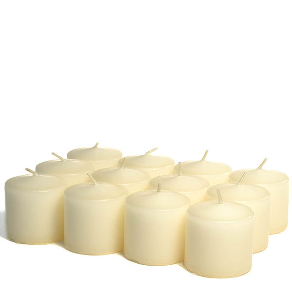 Unscented Ivory Votive Candles 10 Hour