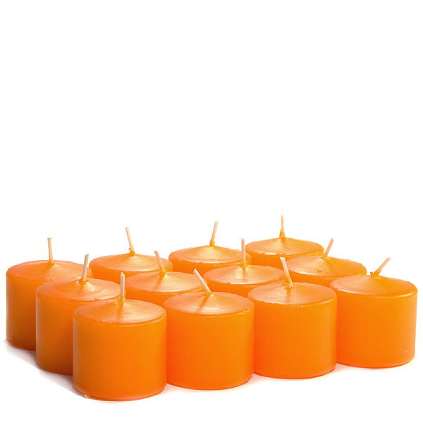 Unscented Mango Votive Candles 10 Hour