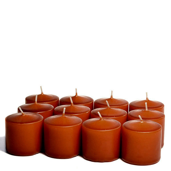 Unscented Terracotta Votive Candles 10 Hour