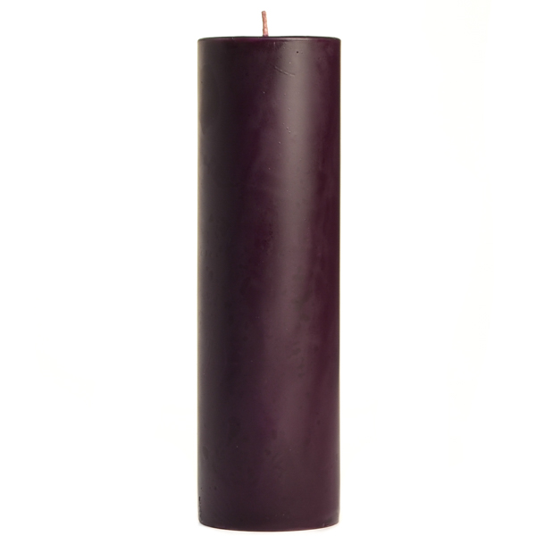 2 x 6 Black Cherry Pillar Candles