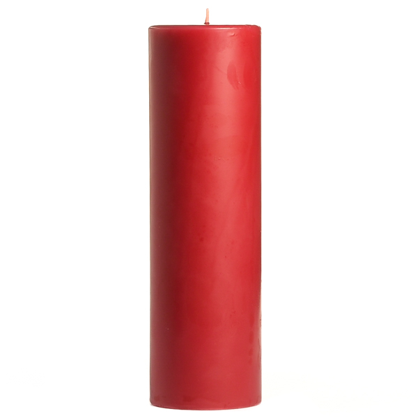 2 x 6 Raspberry Cream Pillar Candles