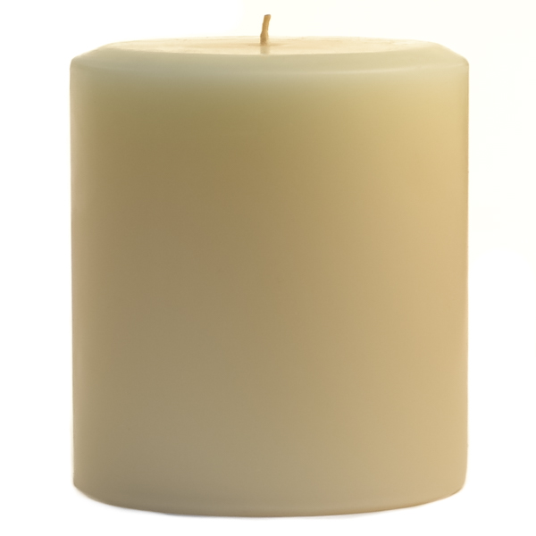 4 x 4 French Vanilla Pillar Candles