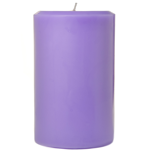 4 x 6 Lavender Pillar Candles