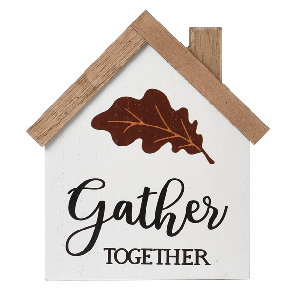 Gather Home Block Tabletop Sign