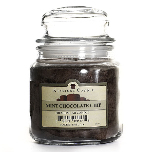 Mint Chocolate Chip Jar Candles 16 oz