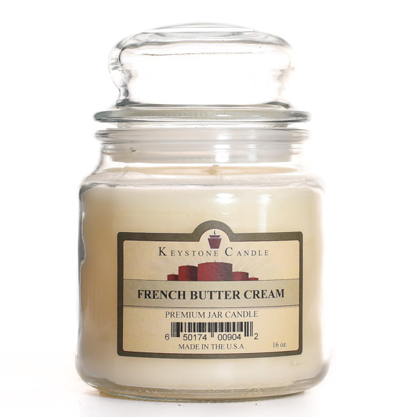 French Butter Cream Jar Candles 16 oz