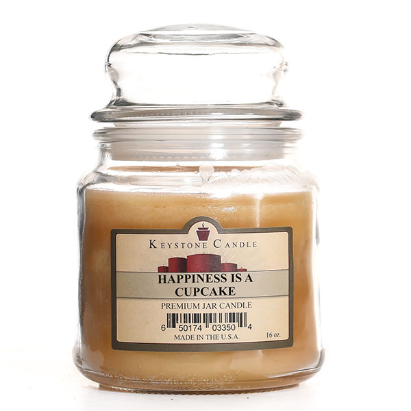 Happiness Is A Cupcake Jar Candles 16 oz