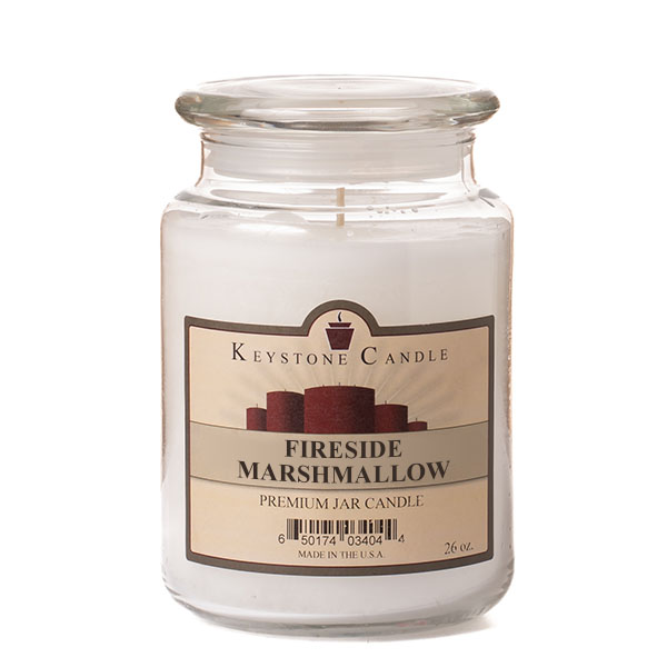 Fireside Marshmallow Jar Candles 26 oz