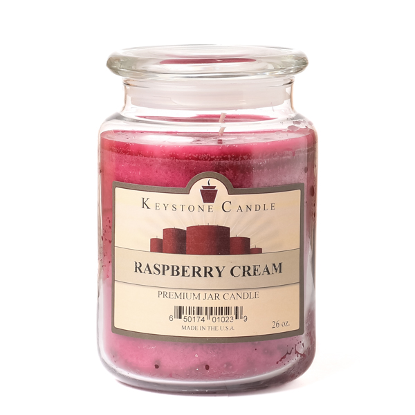 Raspberry Cream Jar Candles 26 oz