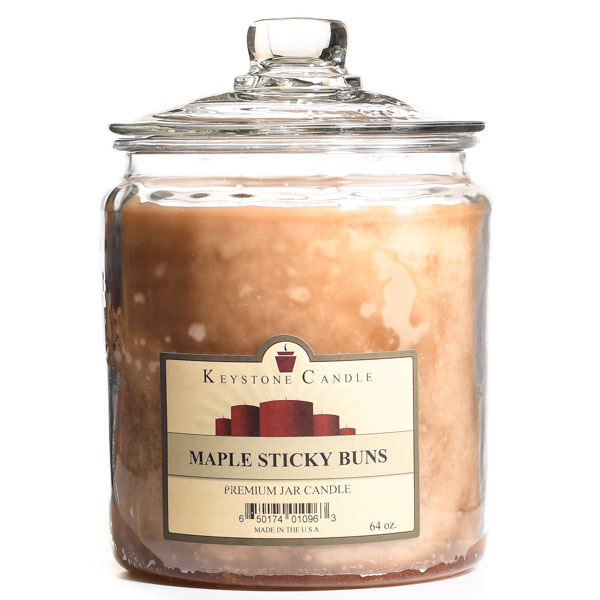 Maple Sticky Buns Jar Candles 64 oz
