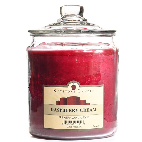 Raspberry Cream Jar Candles 64 oz