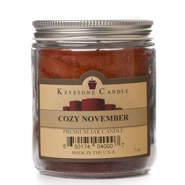 Cozy November Jar Candles 7 oz