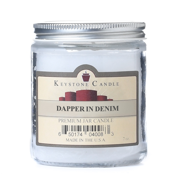 Dapper In Denim Jar Candles 7 oz