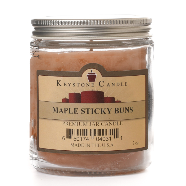 Maple Sticky Buns Jar Candles 7 oz