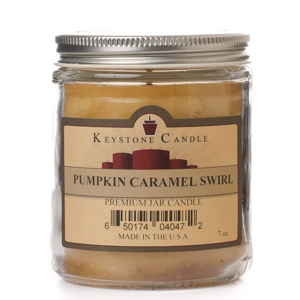 Pumpkin Caramel Swirl Jar Candles 7 oz