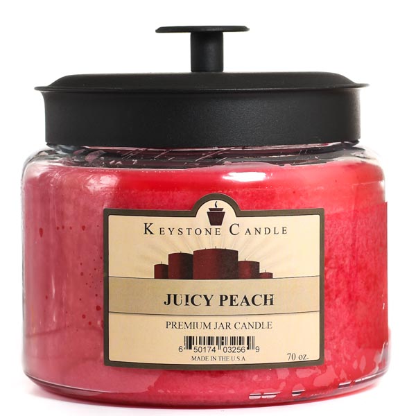 Juicy Peach 70 oz Montana Jar Candles