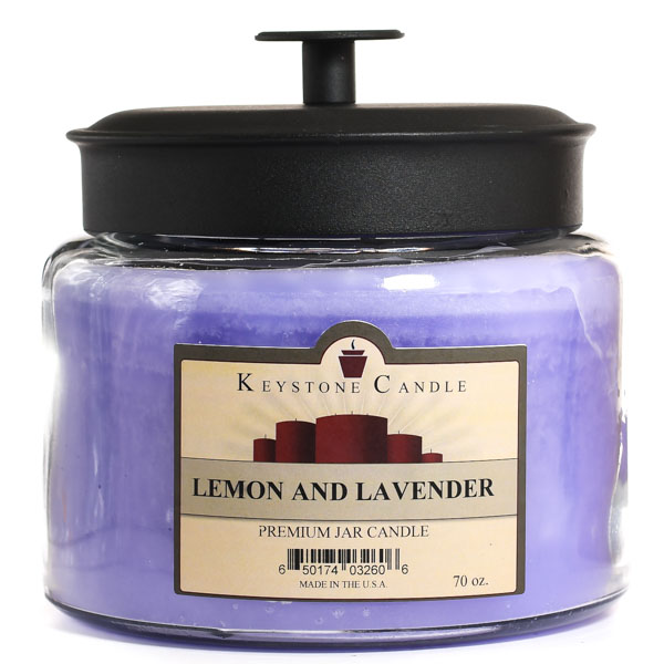 Lemon and Lavender 70 oz Montana Jar Candles