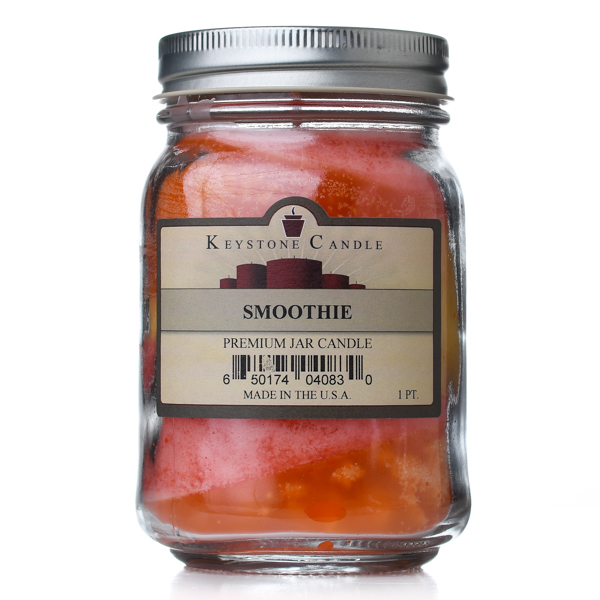 Layered Mason Jar Candles Smoothie Scented