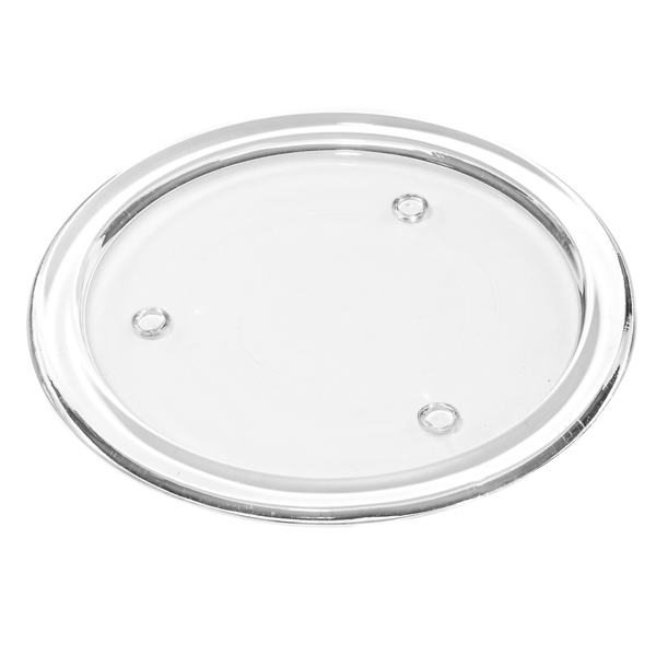 Round Glass Candle Plate 5 Inch