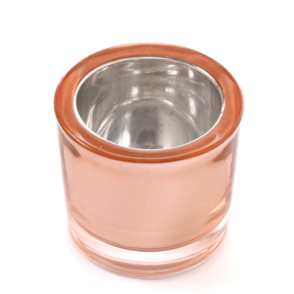 Rose Gold Chunky Mirrored Votive Cup