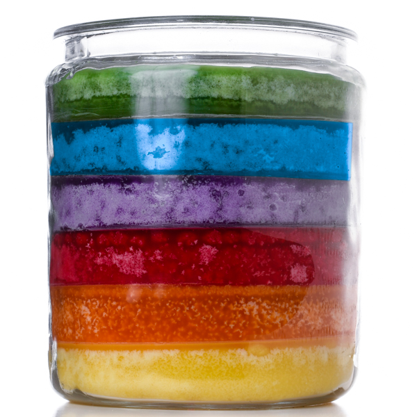 Fruit Loop Layered 2 Gallon Candle