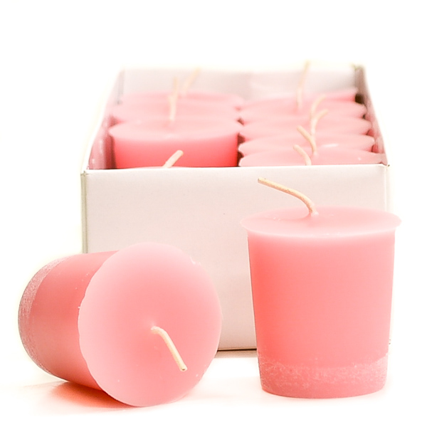 Baby Powder Pink Scented Votive Candles