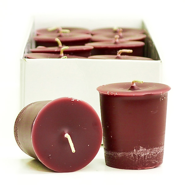 Leather Pipe and Woods Scented Votive Candles