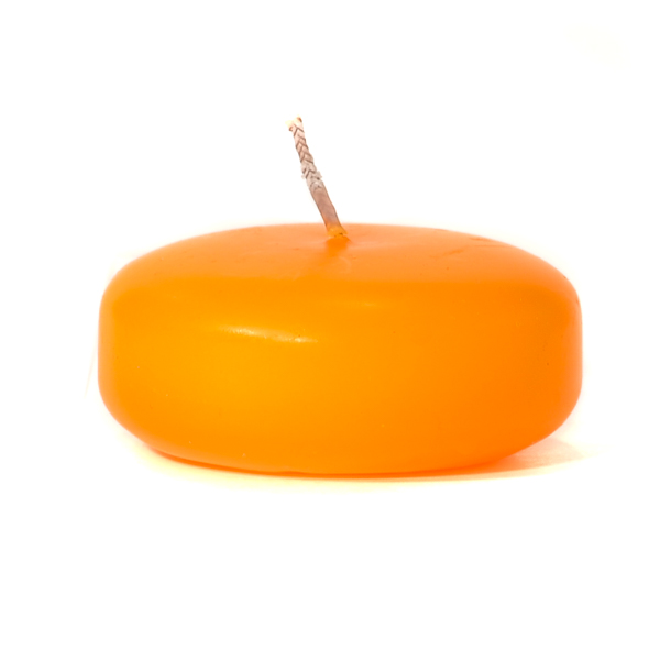 Small Mango Disc Floating Candles