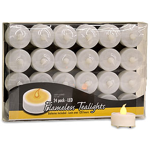 LED Tea Light Candles 24 pack