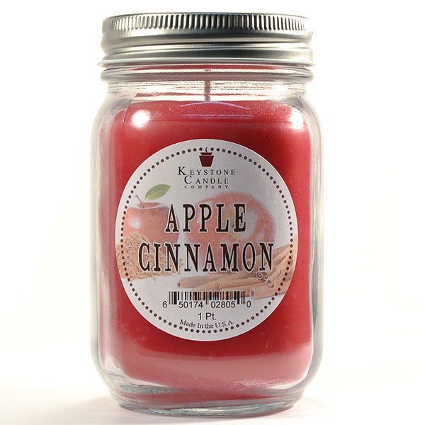 Apple Cinnamon Mason Jar Candle Pint