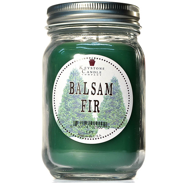 Balsam Fir Mason Jar Candle Pint