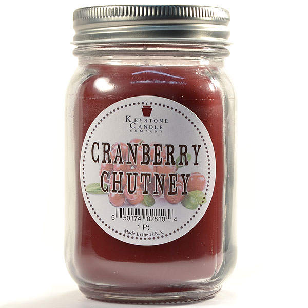 Cranberry Chutney Mason Jar Candle Pint