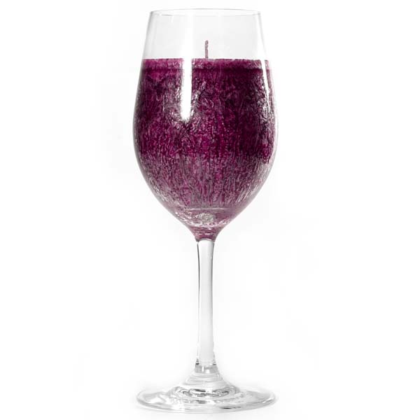 Merlot Scented Candle Wine Glass