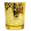 Speckled Gold Straight Votive Cup
