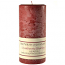 Textured Cranberry Chutney 3 x 6 Pillar Candles