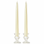 15 Inch Ivory Taper Candles Pair