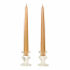 12 Inch Parchment Taper Candles Pair