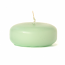 Small Mint Green Disc Floating Candles