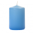 Light Blue 3 X 4 Unscented Pillar Candles