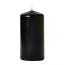 Black 3 x 6 Unscented Pillar Candles