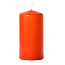 Burnt orange 3 x 6 Unscented Pillar Candles